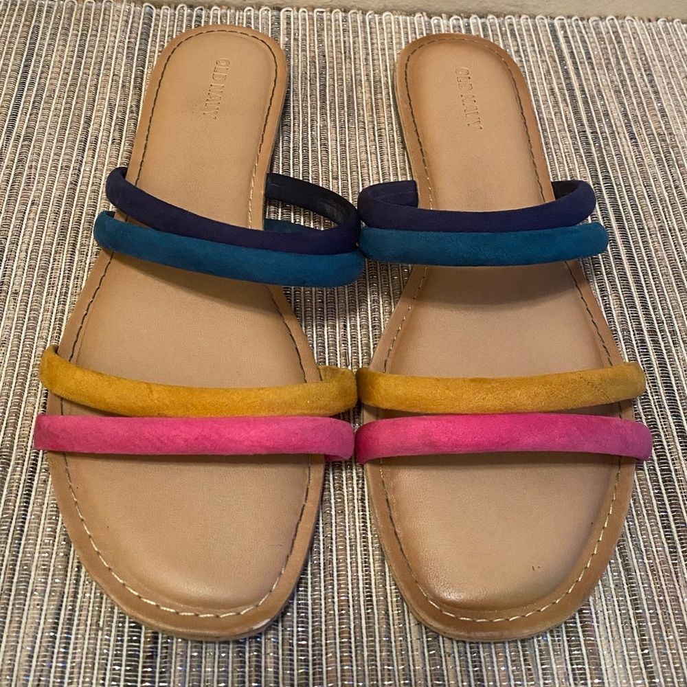 Old navy Womens color block sandals